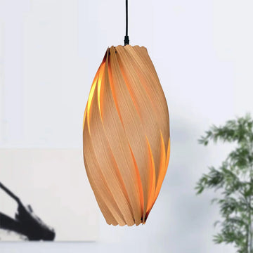 Pendant lamp 'Ardere' made from cherry wood Gofurnit