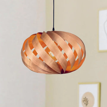 Pendant lamp 'Serentia' made of cherry wood 55 cm Gofurnit