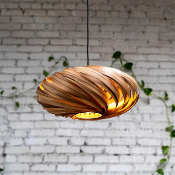 Pendant lamp 'Veneria' made from amber tree 50 cm Gofurnit