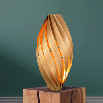 Floor lamp 'Ardere' made of cherry wood 60 cm Gofurnit