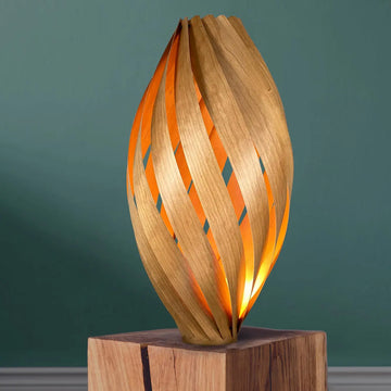 Floor lamp 'Ardere' made of cherry wood 70 cm Gofurnit