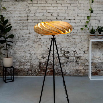Floor lamp 'Veneria' made of oak wood 60 cm Gofurnit