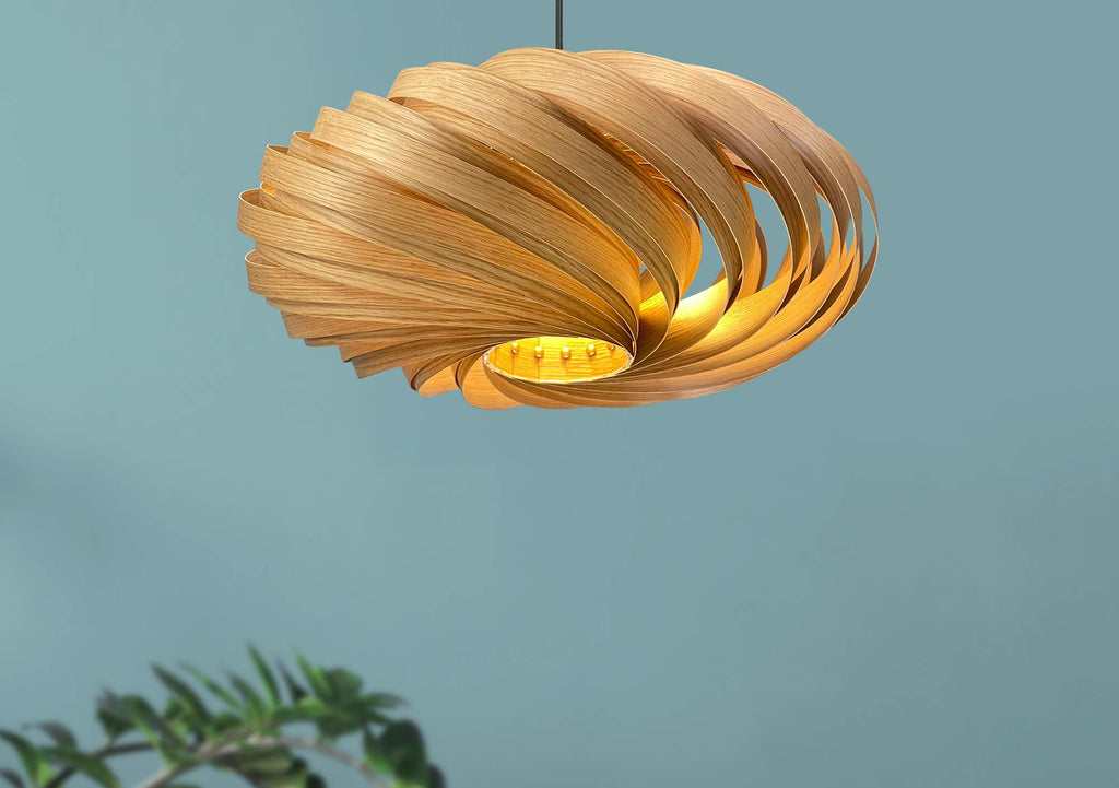 Luminaires from oak wood