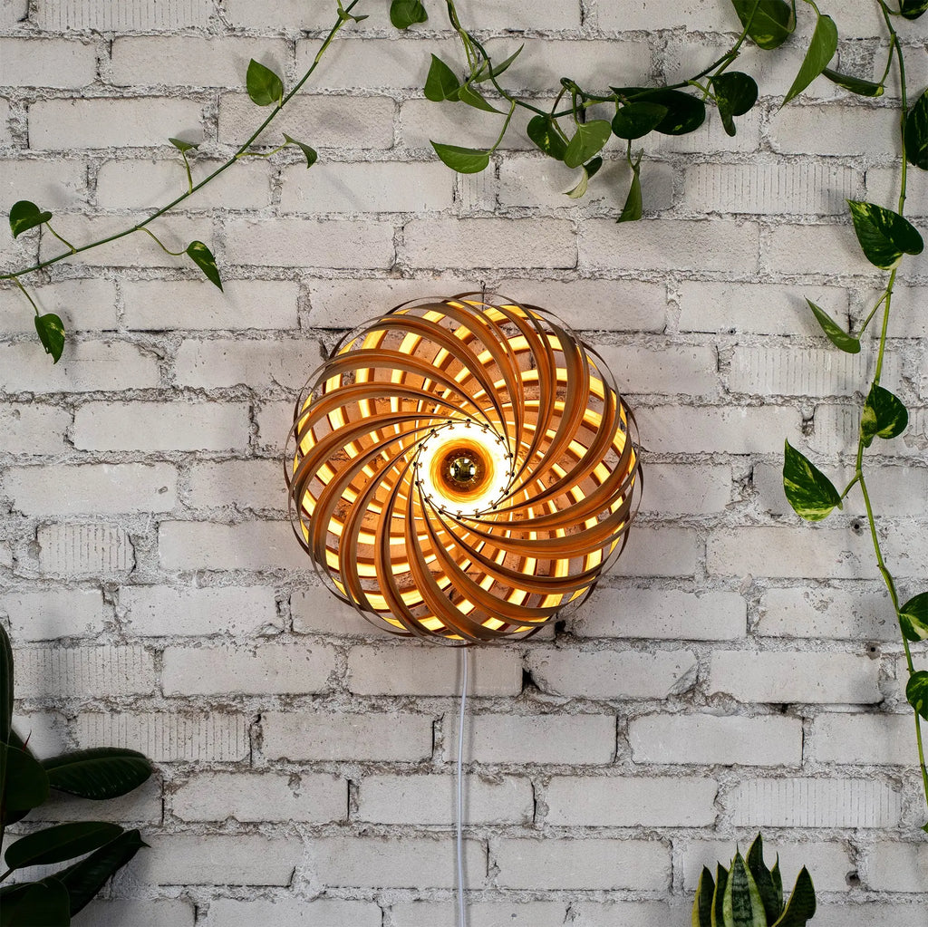 Wall lamp 'Veneria' from amber tree 50 cm Gofurnit
